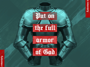 Put On The Full Armor Of God Antique Text - Title